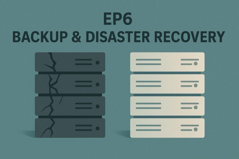 EP6 — Backup & Disaster Recovery: ระบบที่ทุกคนคิดว่ามี แต่ใช้ไม่ได้เมื่อถึงเวลาจริง
